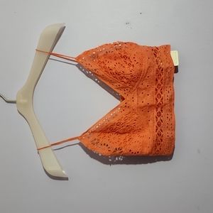 NWT Carrie Embroidered V-Neck Bralette sz M